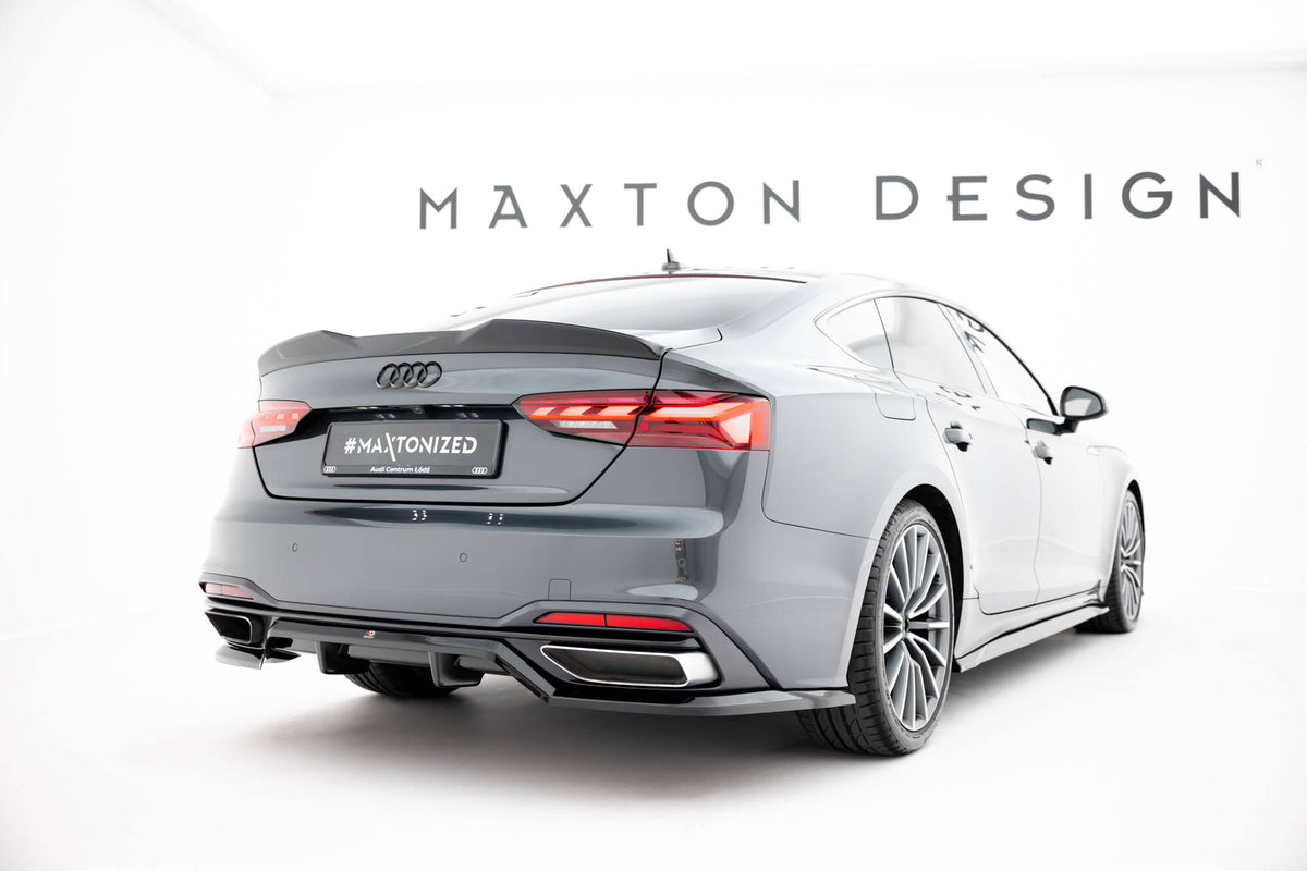 Frontspoiler Lippe + Seitenschweller + Heckdiffusor Audi A5 Sportback F5 Facelift