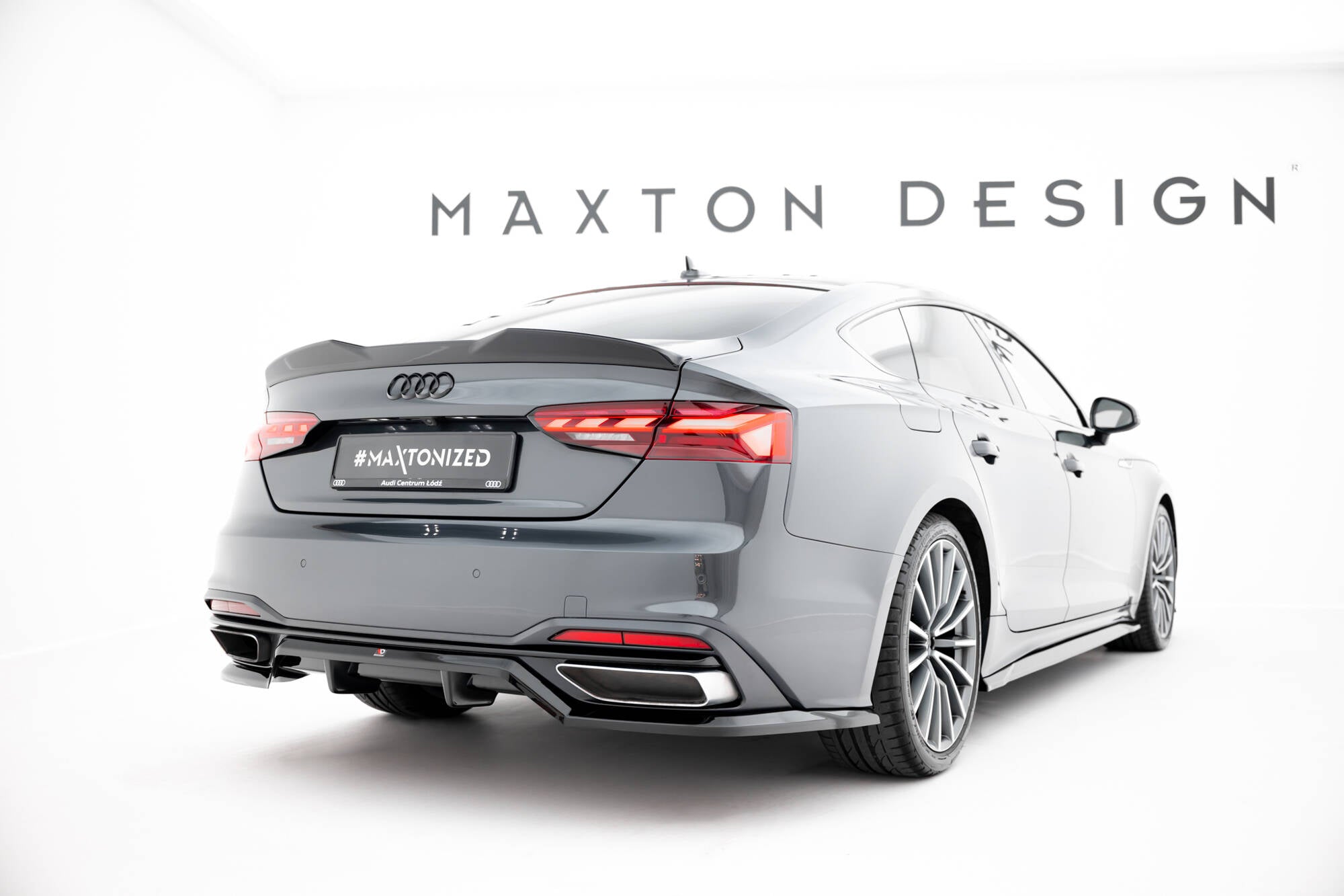 Frontspoiler Lippe + Seitenschweller + Heckdiffusor Audi A5 Sportback F5 Facelift