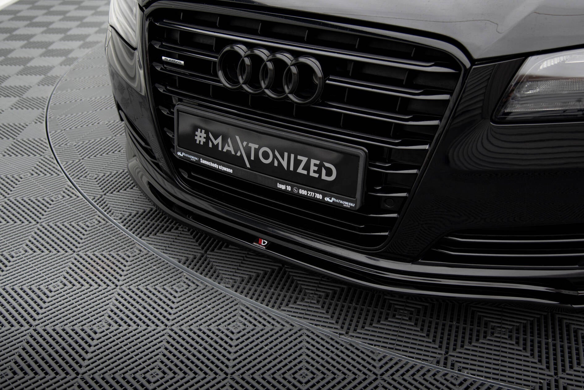 Frontspoiler Lippe, Seitenschweller und Heckdiffusor Satz Audi A8 D4