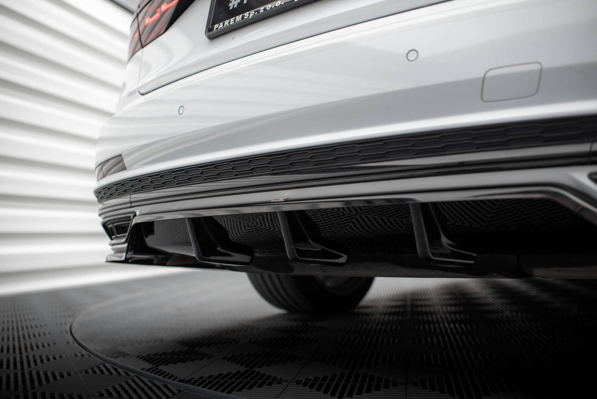 Frontspoiler Lippe, Seitenschweller und Heckdiffusor Audi A8 S-Line D5