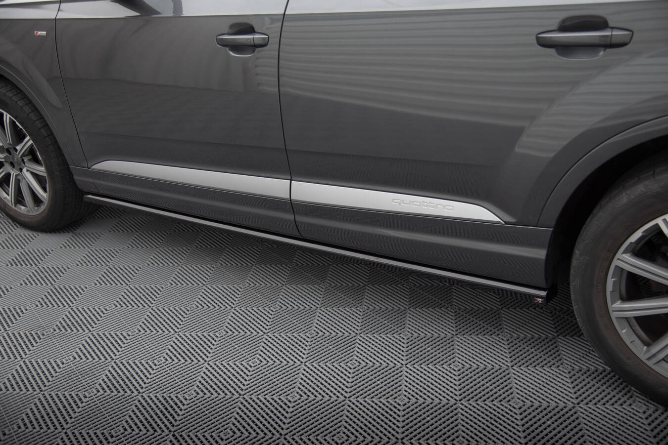 Frontspoiler Lippe, Seitenschweller und Heckdiffusor für Audi Q7 Mk2