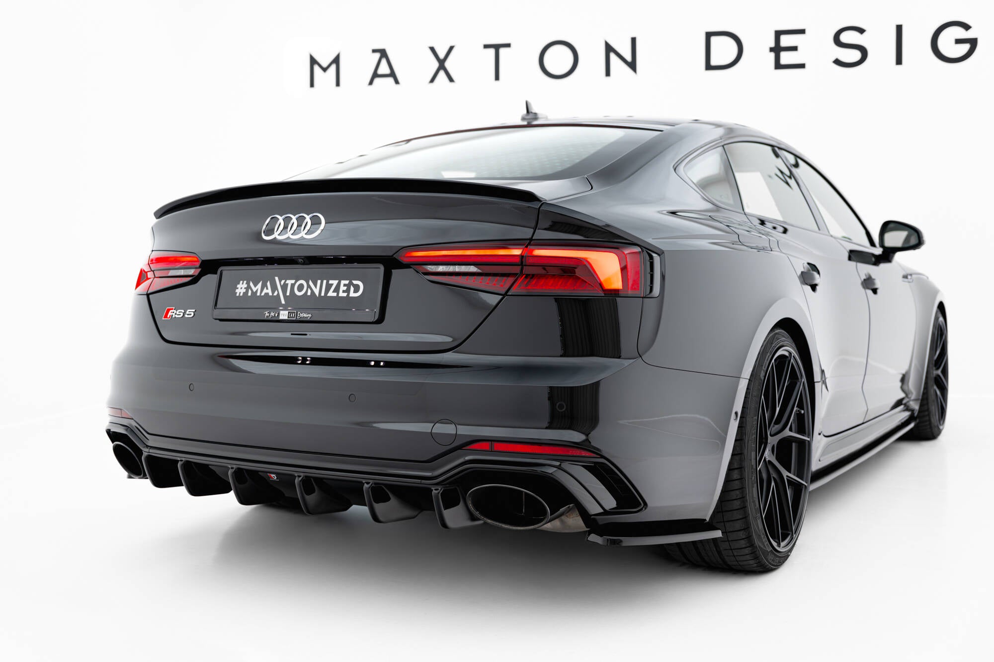 Frontspoiler Lippe, Seitenschweller und Heckdiffusor Satz Audi RS5 Sportback F5