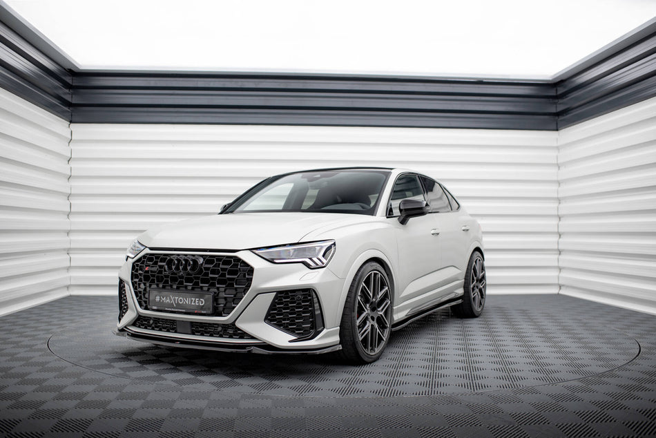 Frontspoiler Lippe, Seitenschweller und Heckseiten Flaps Audi RSQ3 F3