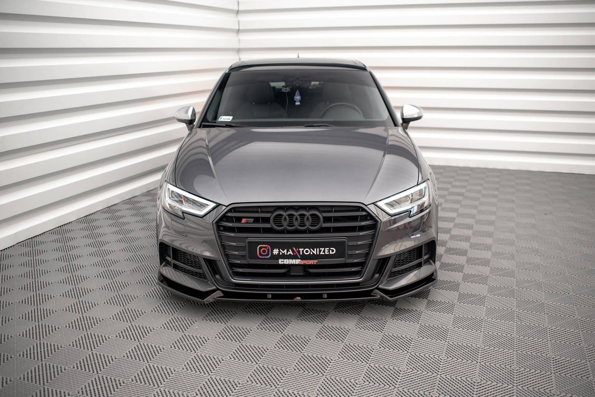 Frontspoiler Lippe & Seitenschweller & Heckdiffusor Satz Audi S3 Sportback 8V Facelift