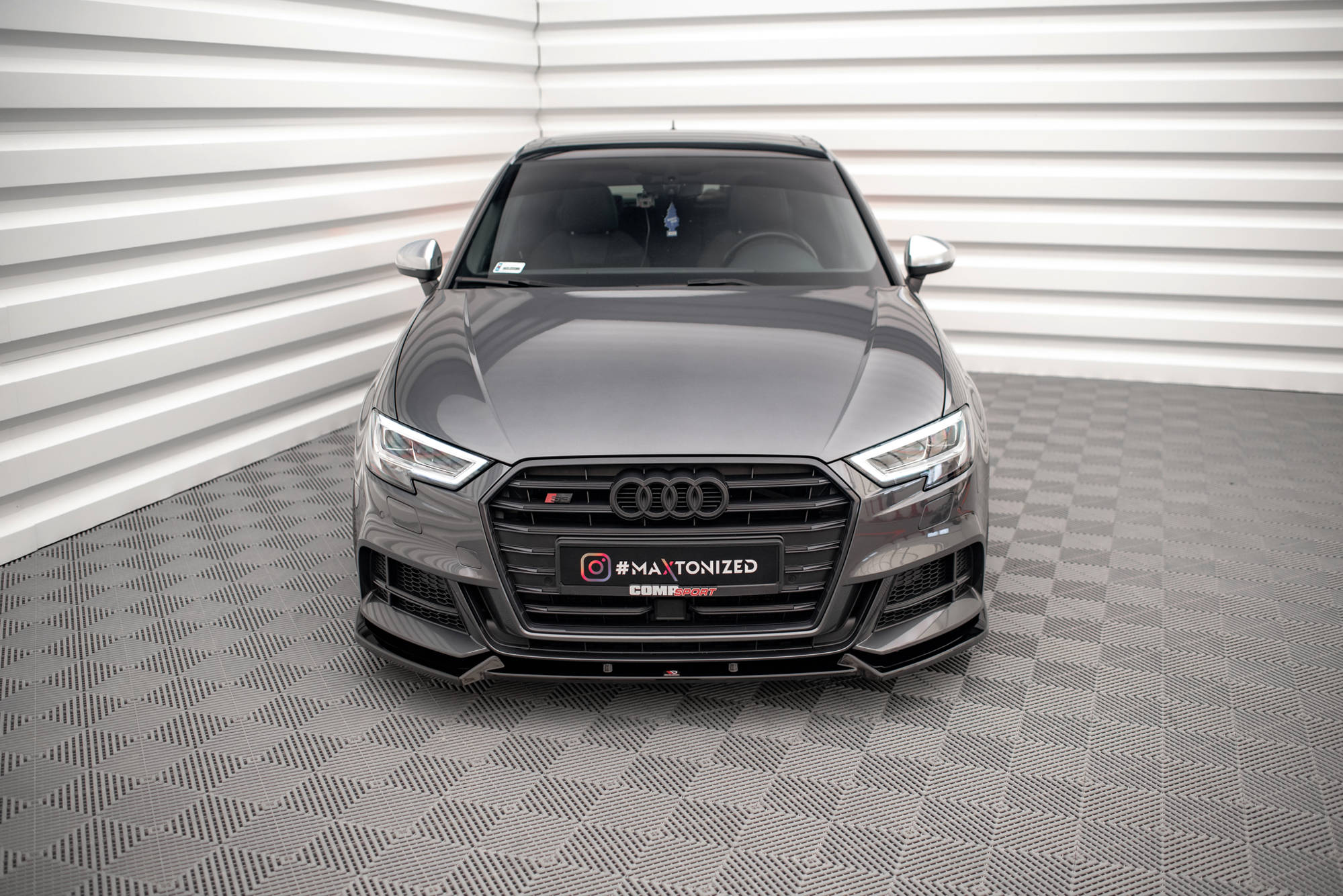 Frontspoiler Lippe & Seitenschweller & Heckdiffusor Satz Audi S3 Sportback 8V Facelift