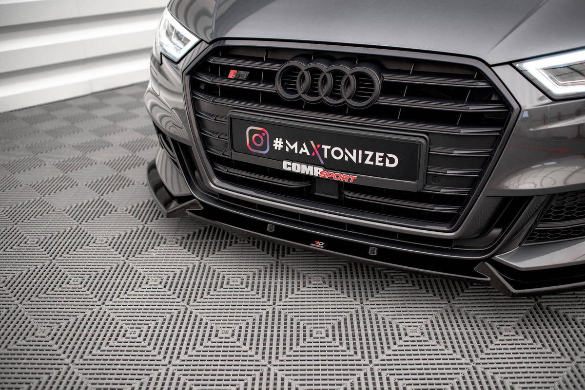 Frontspoiler Lippe & Seitenschweller & Heckdiffusor Satz Audi S3 Sportback 8V Facelift