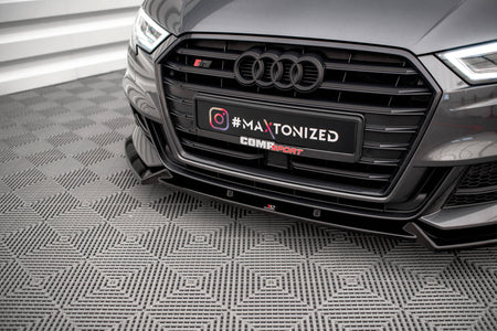 Frontspoiler Lippe & Seitenschweller & Heckdiffusor Satz Audi S3 Sportback 8V Facelift