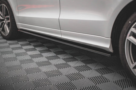 Frontspoiler Lippe, Seitenschweller, Heckseiten Flaps und Heckdiffusor Audi SQ5 Mk1