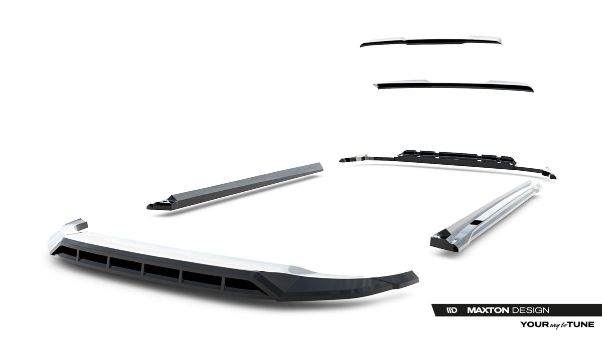 Frontspoiler Lippe, Seitenschweller, Heckdiffusor Audi SQ8 / Q8 S-Line MK1 Facelift