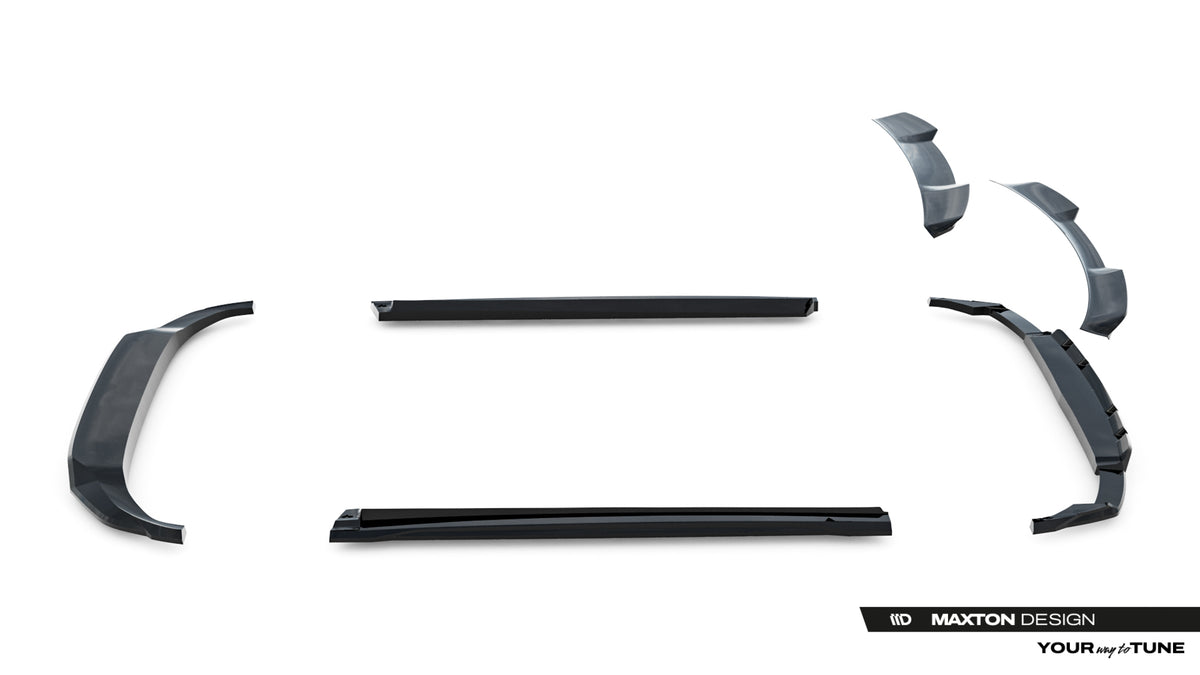 Frontspoiler Lippe, Seitenschweller, Heckdiffusor Audi SQ8 / Q8 S-Line MK1 Facelift
