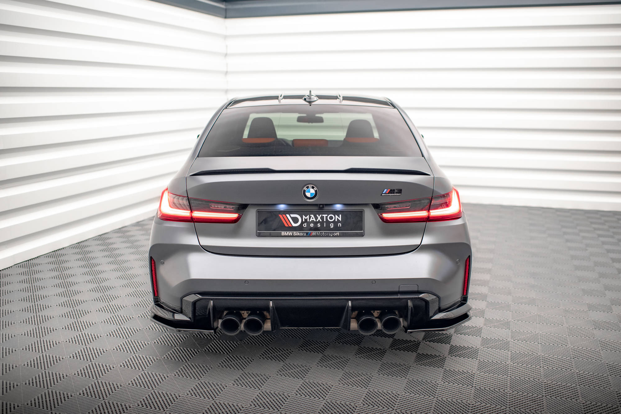 Frontspoiler Lippe, Seitenschweller und Heckdiffusor Satz BMW M3 Sedan G80