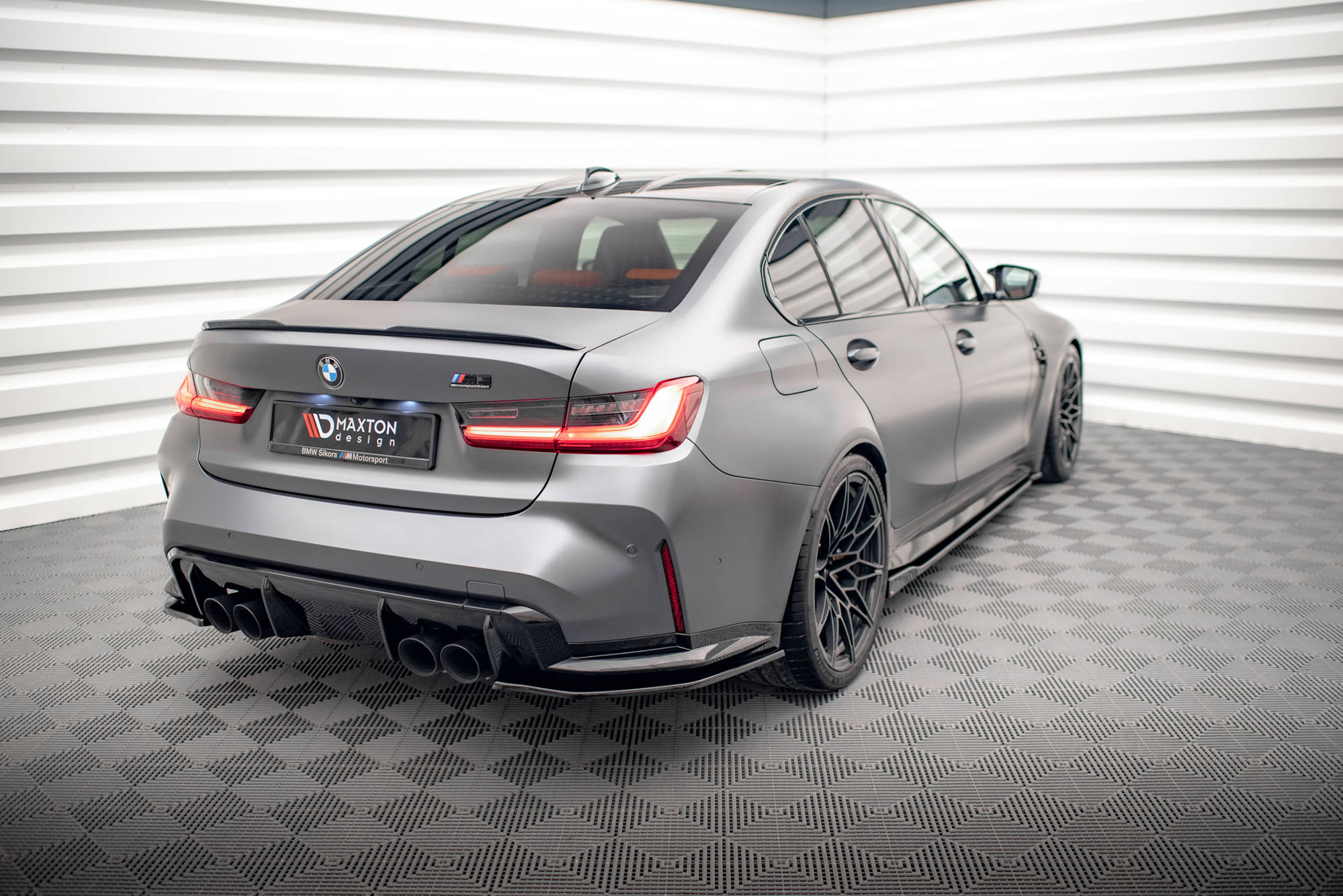 Frontspoiler Lippe, Seitenschweller und Heckdiffusor Satz BMW M3 Sedan G80