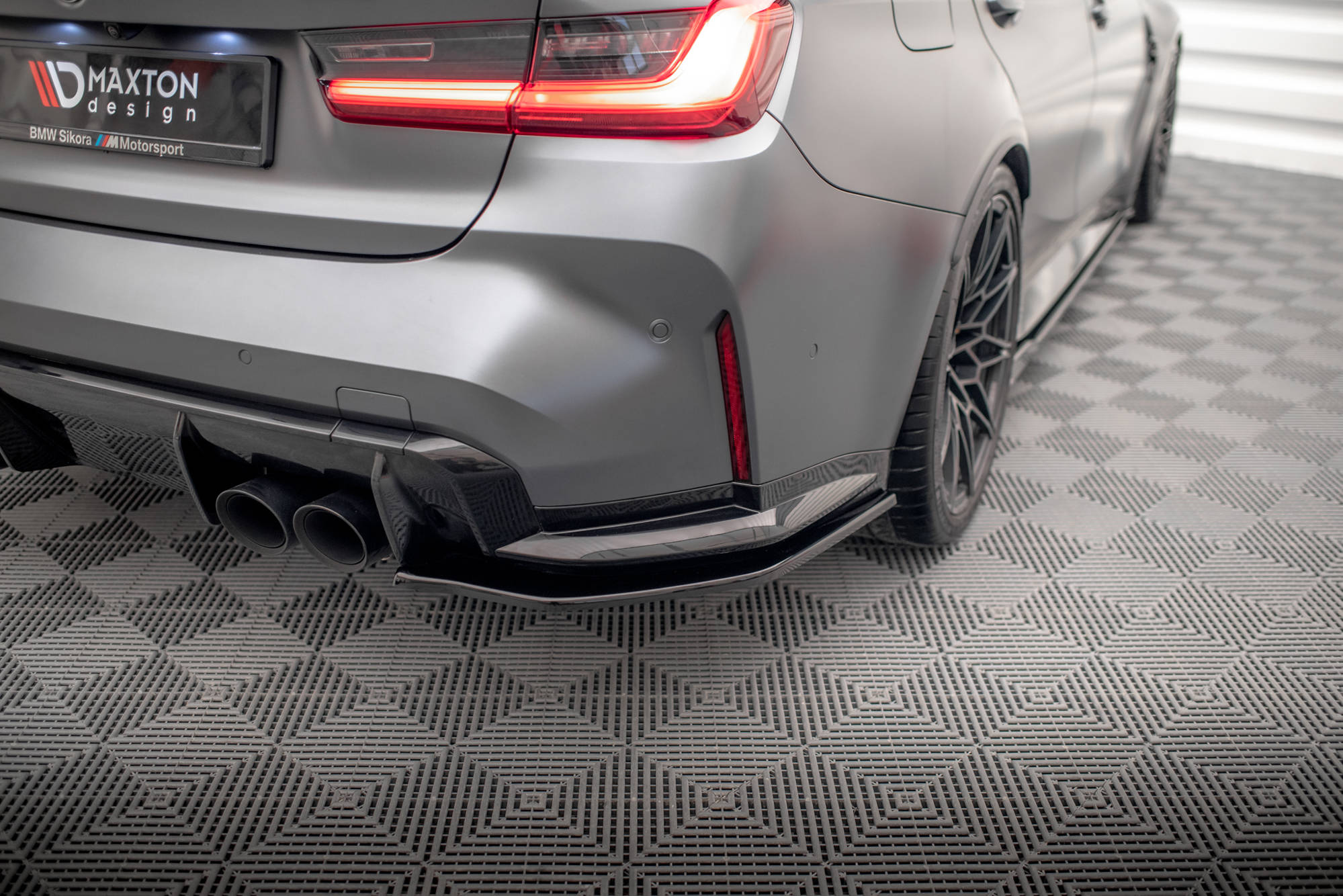 Frontspoiler Lippe, Seitenschweller und Heckdiffusor Satz BMW M3 Sedan G80