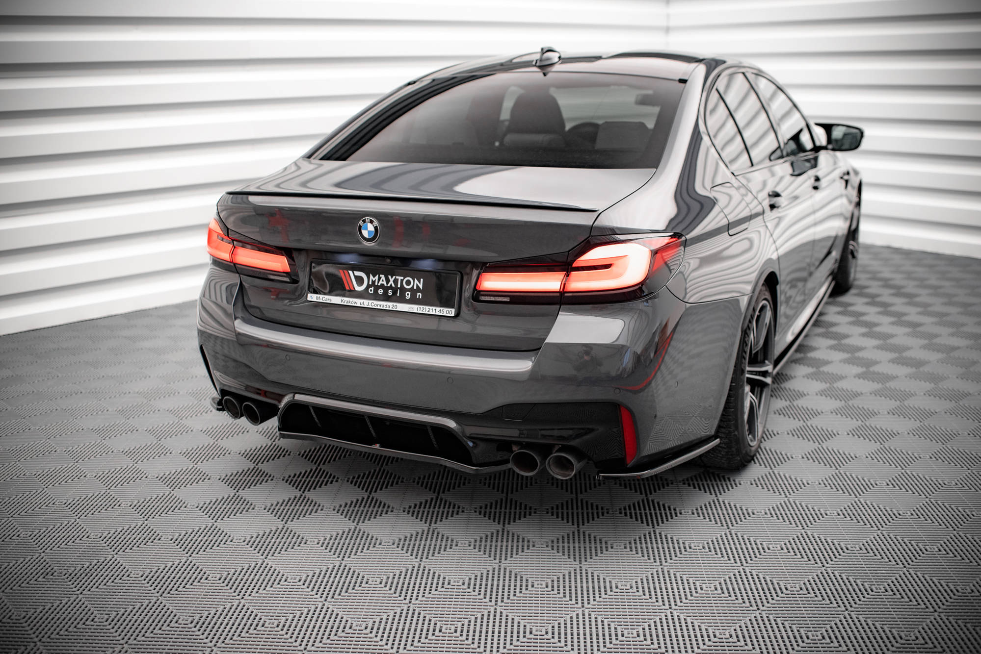 Frontspoiler Lippe, Seitenschweller, Heckdiffusor Satz BMW M5 F90 Facelift
