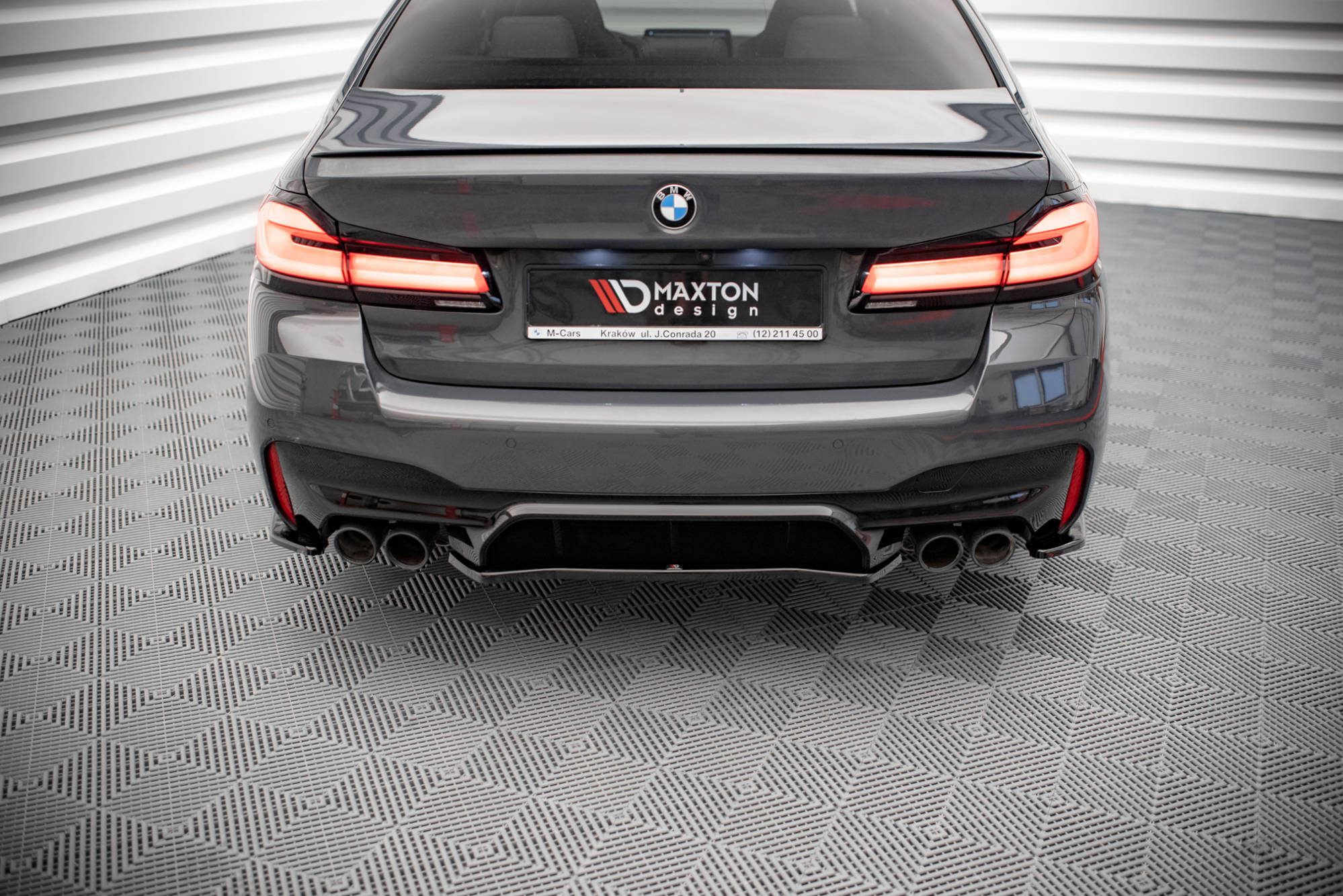 Frontspoiler Lippe, Seitenschweller, Heckdiffusor Satz BMW M5 F90 Facelift