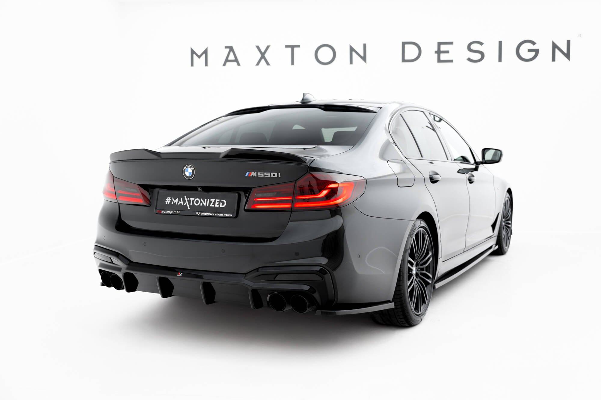 Frontspoiler Lippe, Seitenschweller und Heckdiffusor Satz BMW M550i Sedan G30