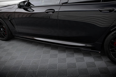 Frontspoiler Lippe, Seitenschweller, Heckdiffusor und Heckseiten Flaps BMW M8 Gran Coupe F93