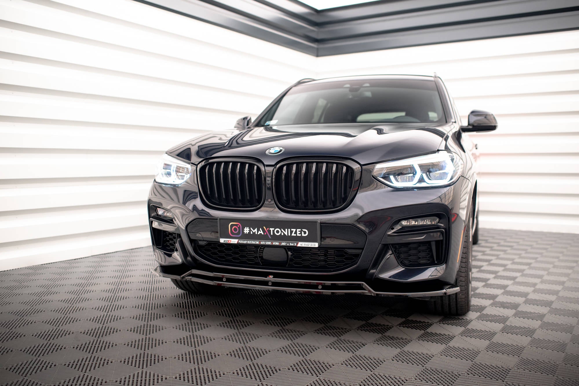 Frontspoiler Lippe, Seitenschweller und Heckdiffusor Satz BMW X3 M40d / M40i G01