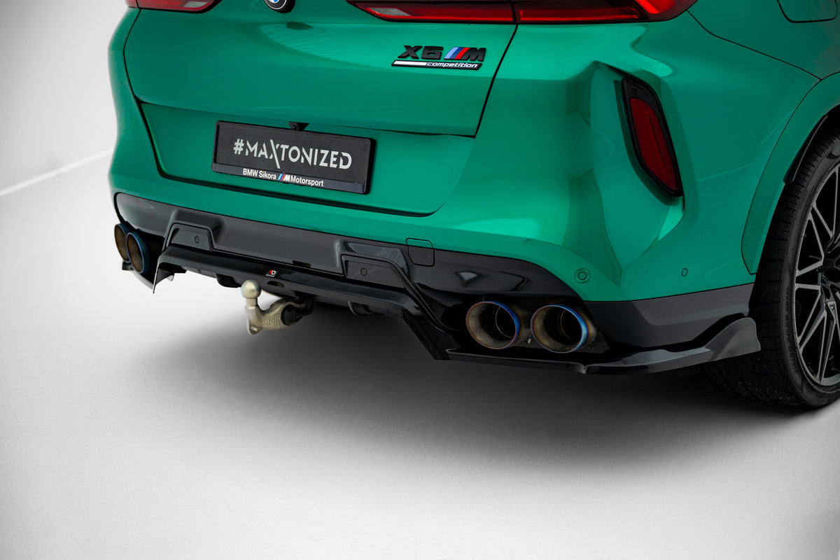 Frontspoiler Lippe, Seitenschweller, Heckdiffusor Satz BMW X6 M F96 Facelift