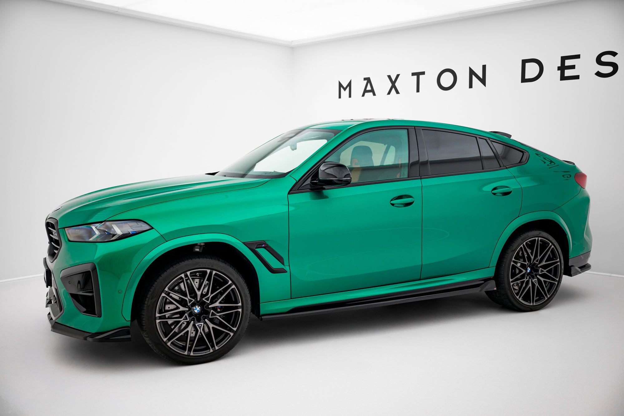 Frontspoiler Lippe, Seitenschweller, Heckdiffusor Satz BMW X6 M F96 Facelift