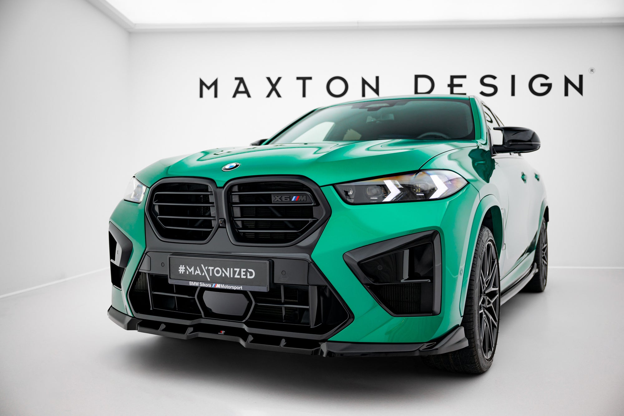Frontspoiler Lippe, Seitenschweller, Heckdiffusor Satz BMW X6 M F96 Facelift