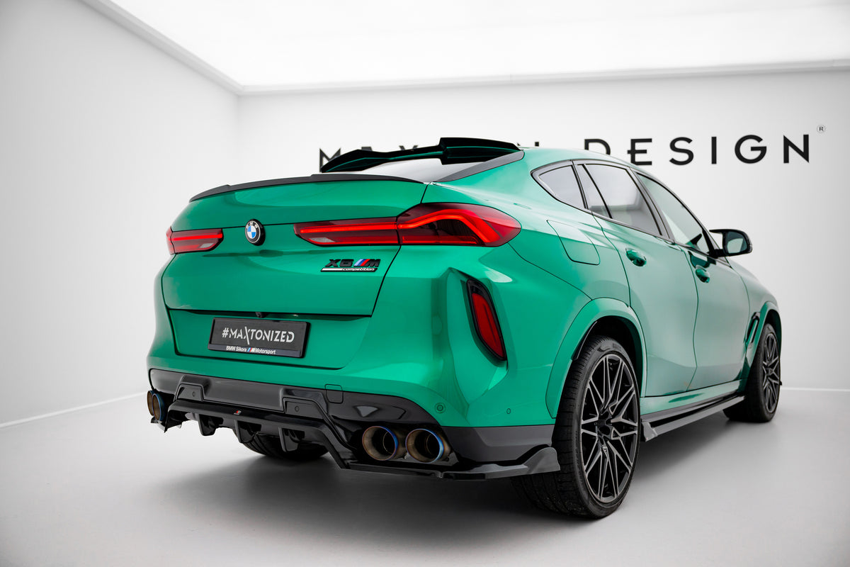Frontspoiler Lippe, Seitenschweller, Heckdiffusor Satz BMW X6 M F96 Facelift
