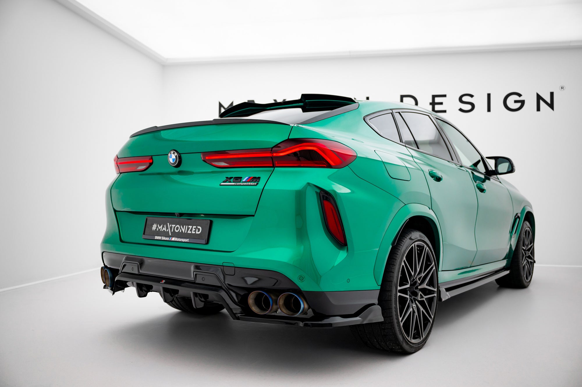 Frontspoiler Lippe, Seitenschweller, Heckdiffusor Satz BMW X6 M F96 Facelift