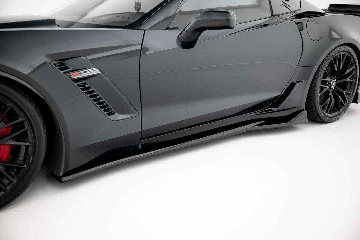 Frontspoiler Lippe, Seitenschweller, Heckdiffusor Chevrolet Corvette Z06 C7