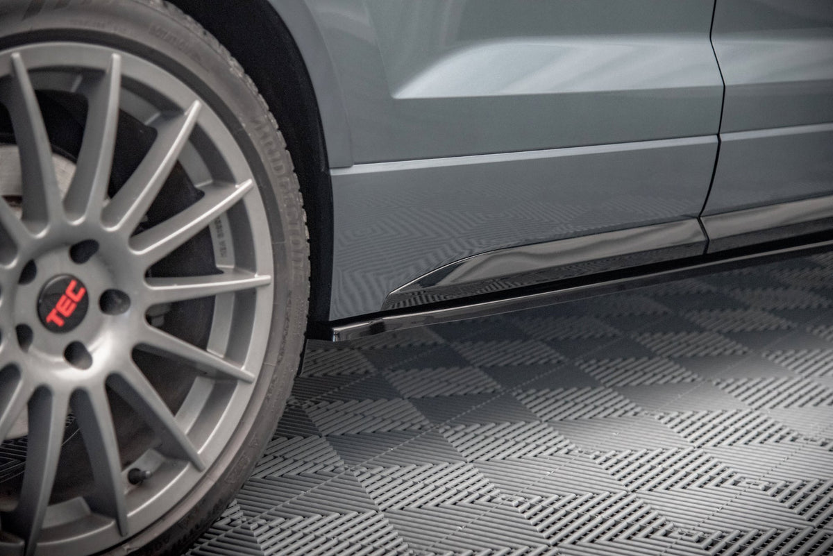 Frontspoiler Lippe, Seitenschweller, Heckdiffusor und Heckseiten Flaps Cupra Ateca Mk1 Facelift