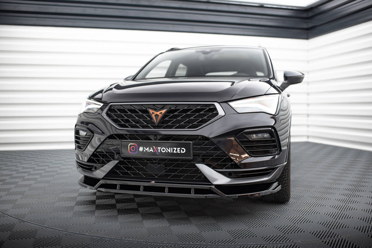 Frontspoiler Lippe, Seitenschweller, Heckdiffusor und Heckseiten Flaps Cupra Ateca Mk1 Facelift