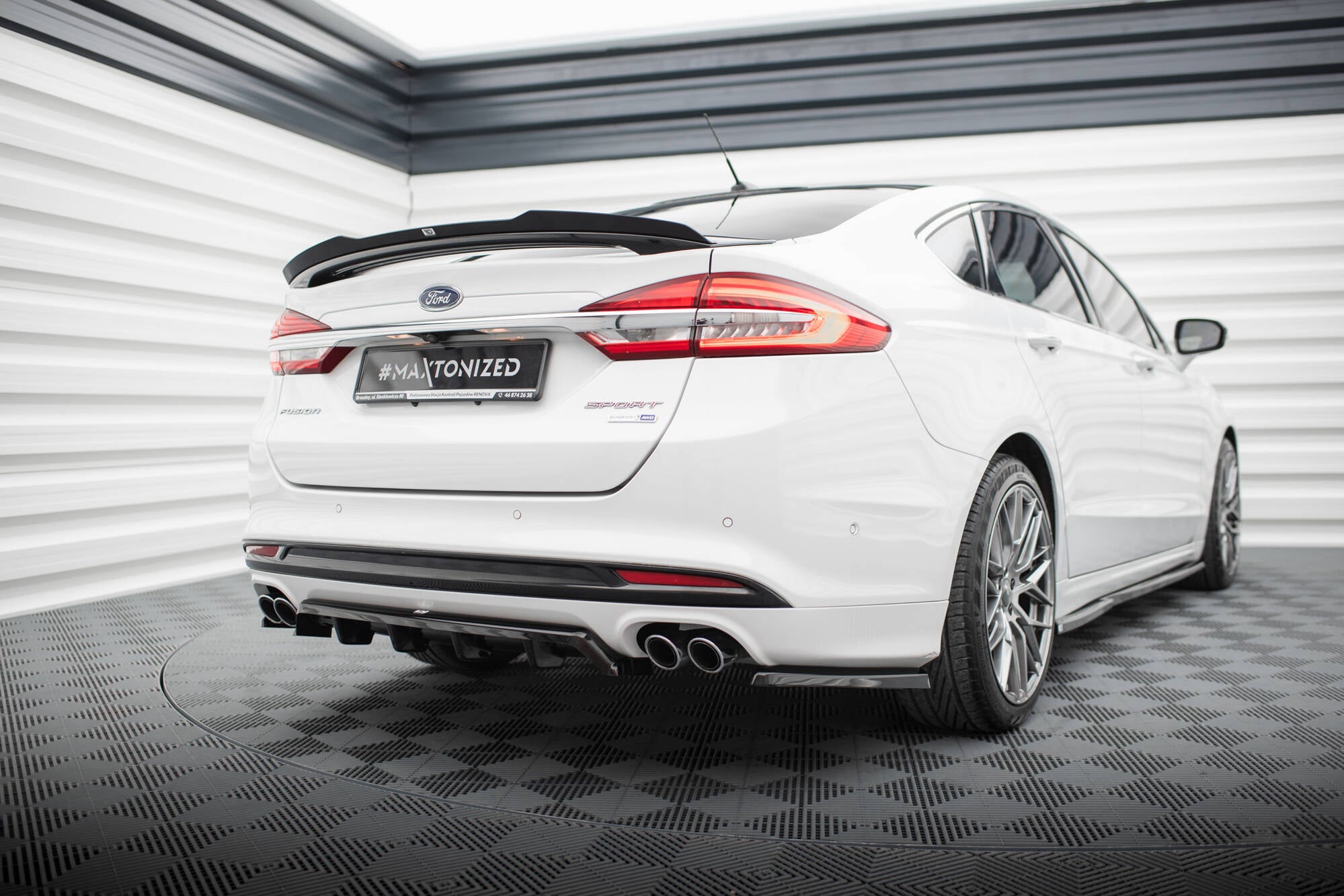 Frontspoiler Lippe & Seitenschweller & Heckdiffusor Ford Mondeo Sport Mk5 Facelift