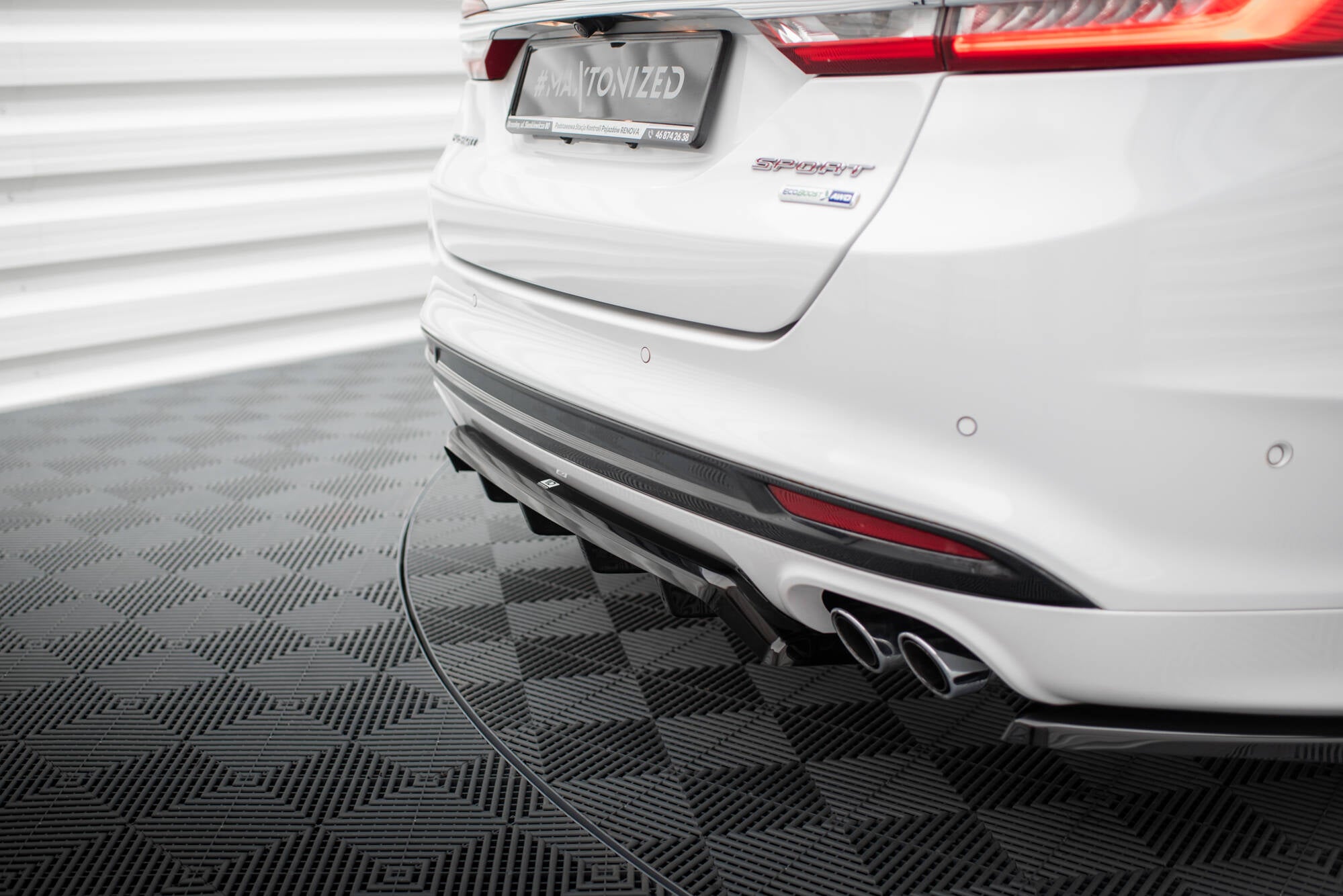 Frontspoiler Lippe & Seitenschweller & Heckdiffusor Ford Mondeo Sport Mk5 Facelift