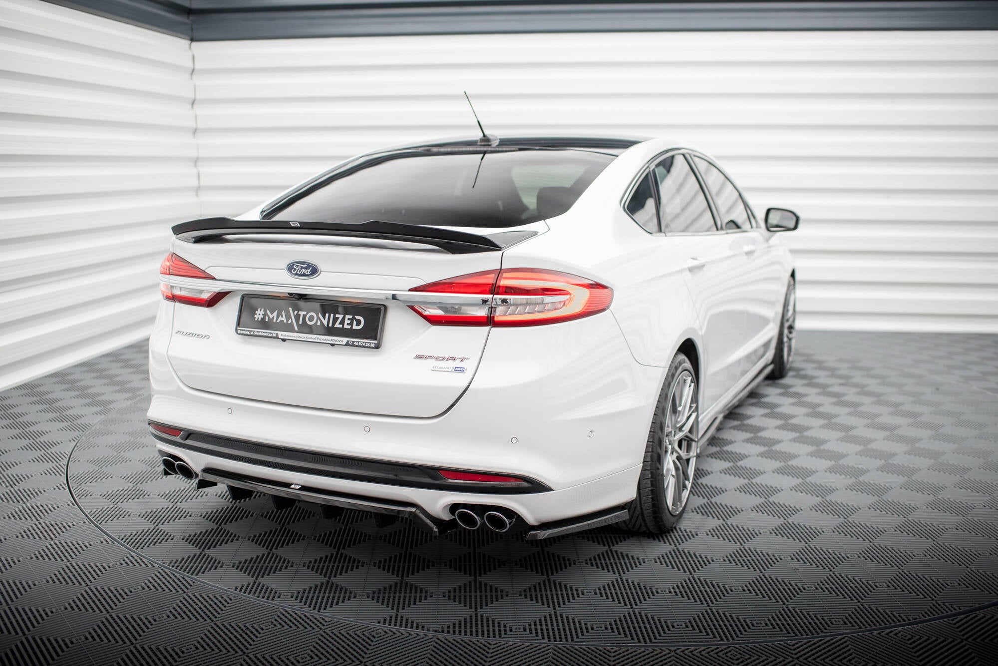 Frontspoiler Lippe & Seitenschweller & Heckdiffusor Ford Mondeo Sport Mk5 Facelift