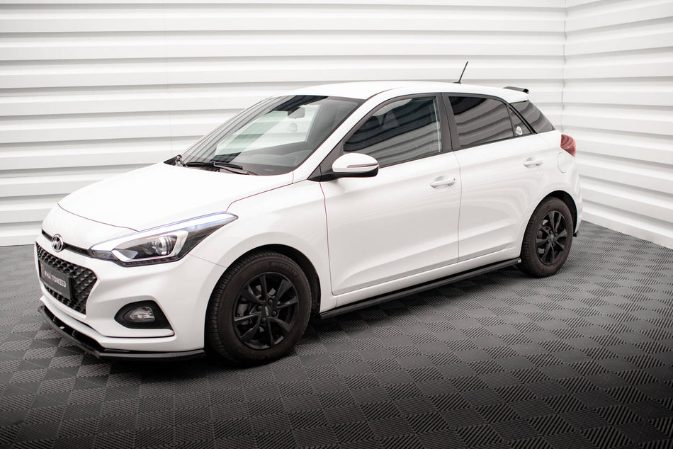 Frontspoiler Lippe, Seitenschweller und Heckdiffusor Hyundai I20 Mk2 Facelift