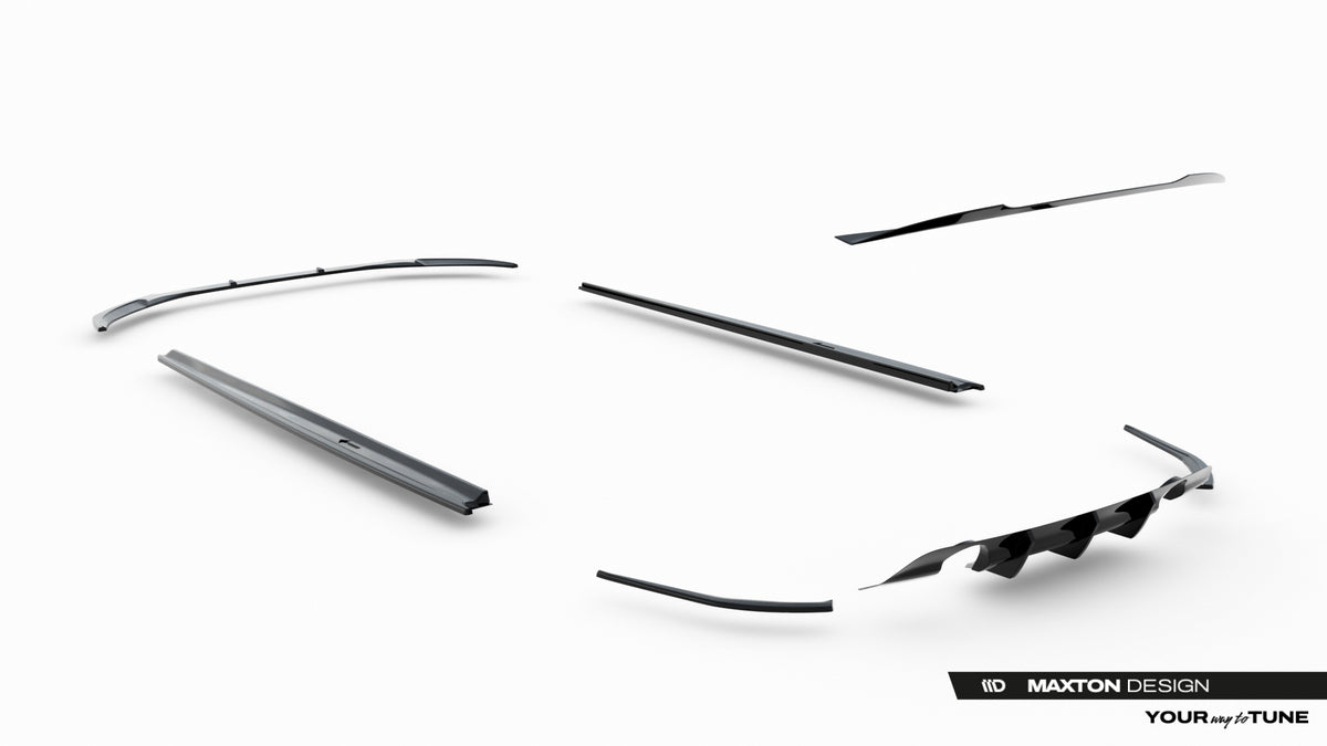 Frontspoiler Lippe, Seitenschweller, Heckdiffusor Jaguar XE R-Dynamic X760 Facelift