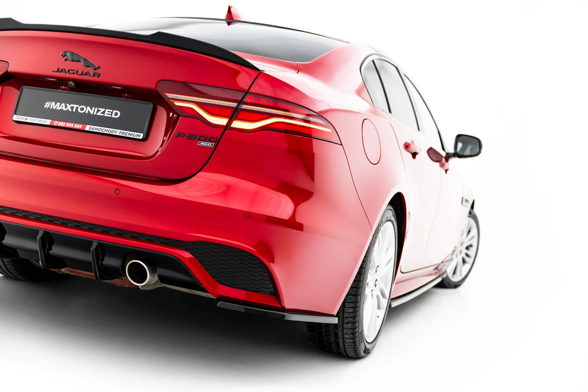 Frontspoiler Lippe, Seitenschweller, Heckdiffusor Jaguar XE R-Dynamic X760 Facelift