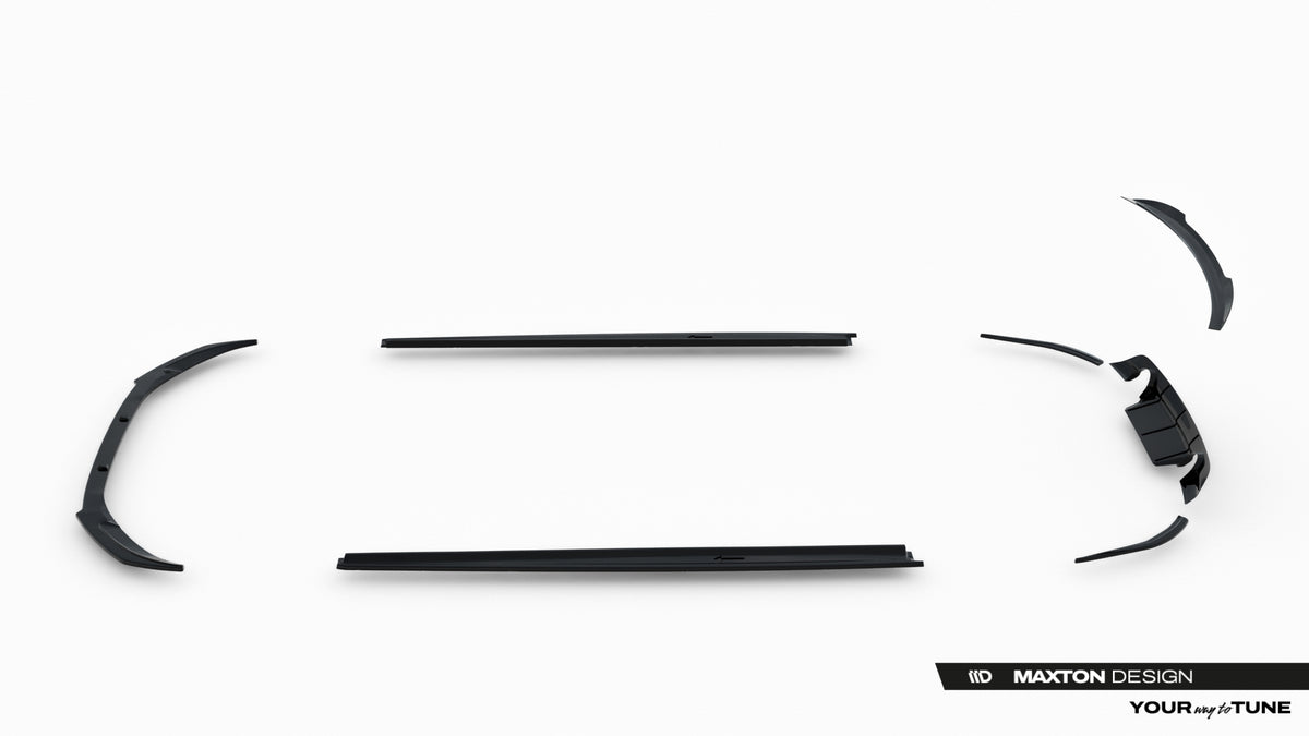 Frontspoiler Lippe, Seitenschweller, Heckdiffusor Jaguar XE R-Dynamic X760 Facelift