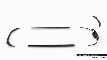 Frontspoiler Lippe, Seitenschweller, Heckdiffusor Jaguar XE R-Dynamic X760 Facelift
