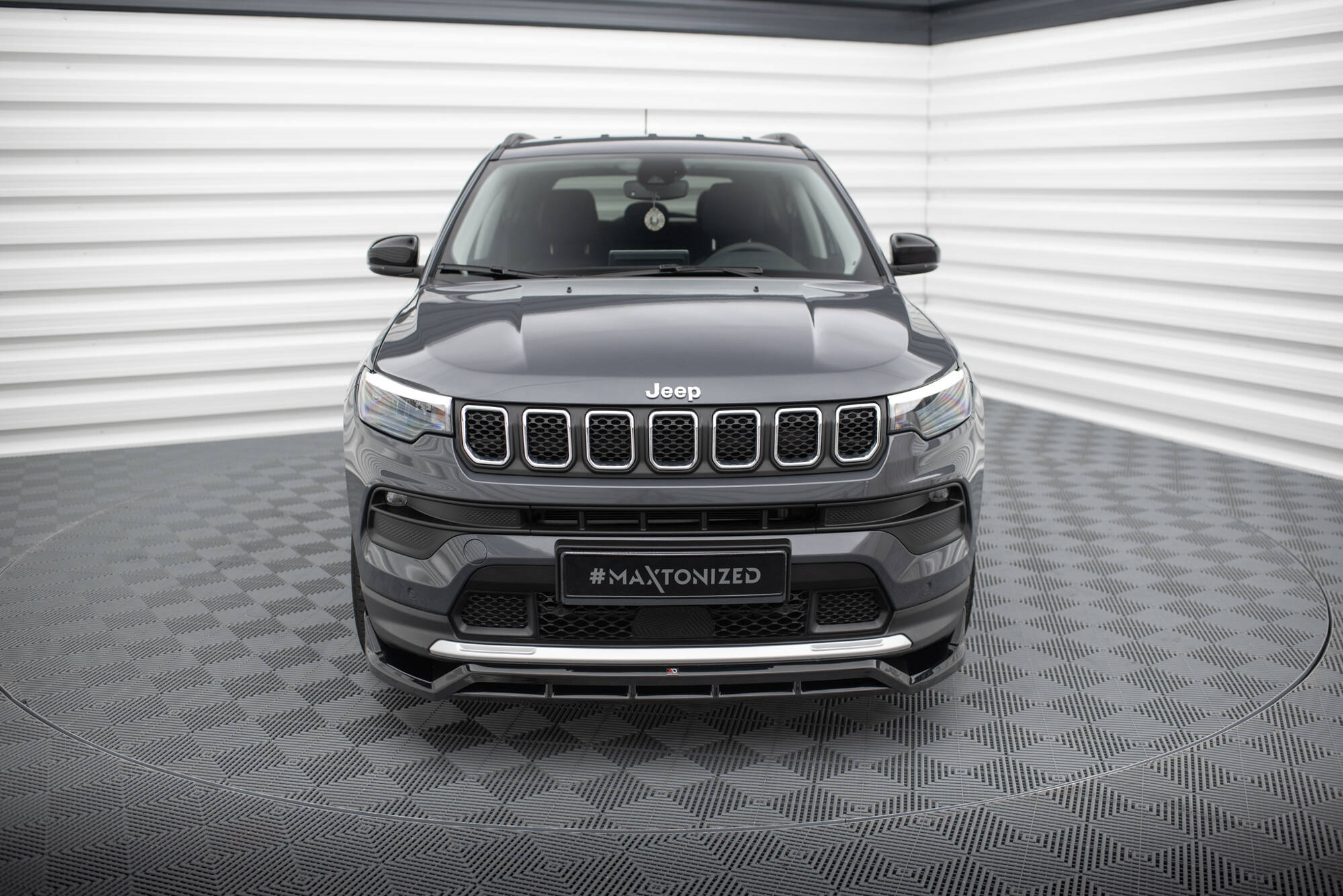 Frontspoiler Lippe, Seitenschweller und Heckdiffusor Jeep Compass Limited Mk2 Facelift 2021