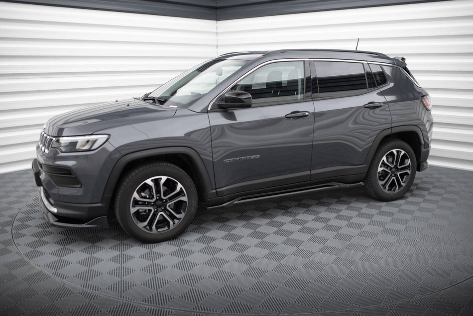 Frontspoiler Lippe, Seitenschweller und Heckdiffusor Jeep Compass Limited Mk2 Facelift 2021