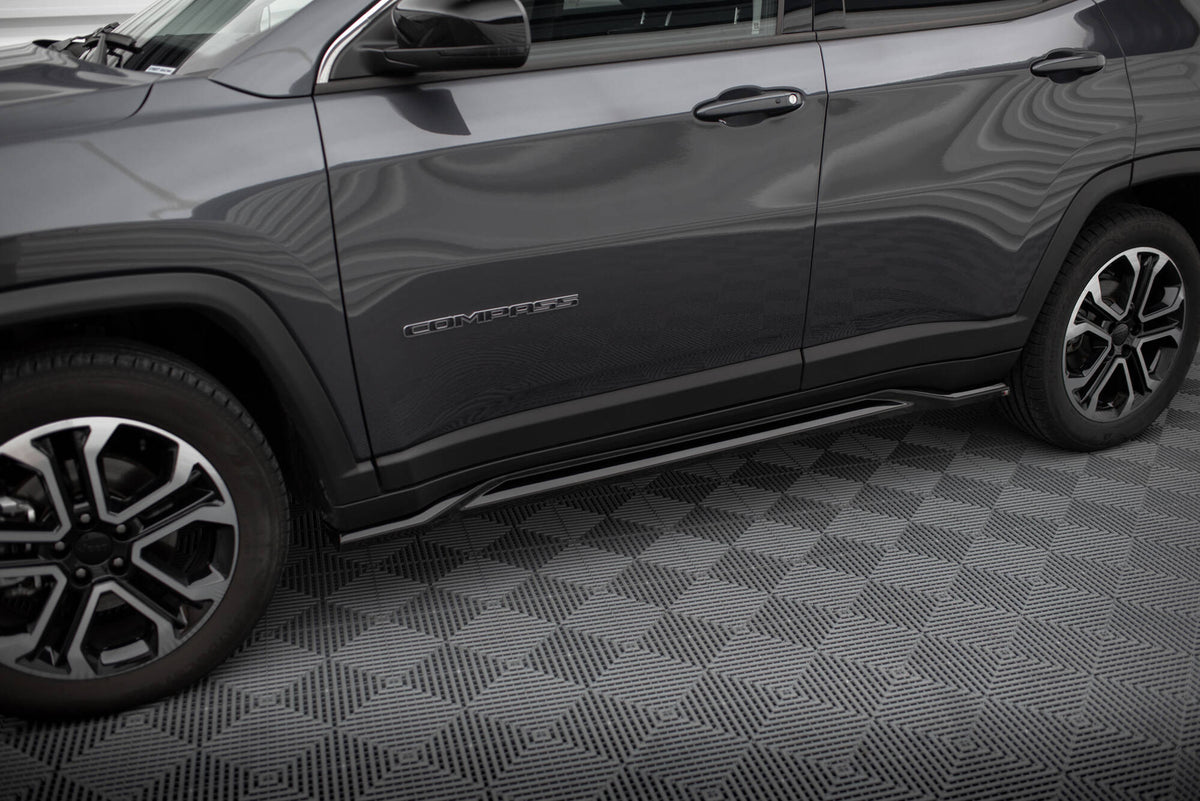 Frontspoiler Lippe, Seitenschweller und Heckdiffusor Jeep Compass Limited Mk2 Facelift 2021