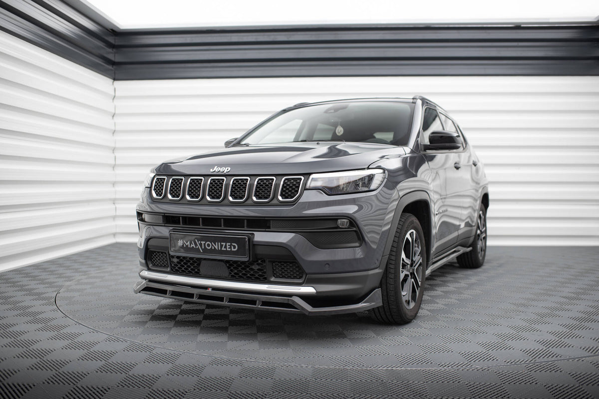 Frontspoiler Lippe, Seitenschweller und Heckdiffusor Jeep Compass Limited Mk2 Facelift 2021