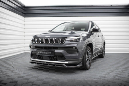 Frontspoiler Lippe, Seitenschweller und Heckdiffusor Jeep Compass Limited Mk2 Facelift 2021