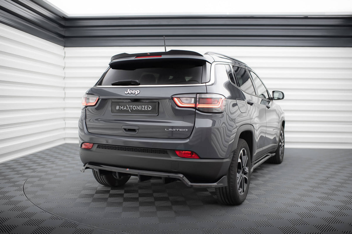 Frontspoiler Lippe, Seitenschweller und Heckdiffusor Jeep Compass Limited Mk2 Facelift 2021