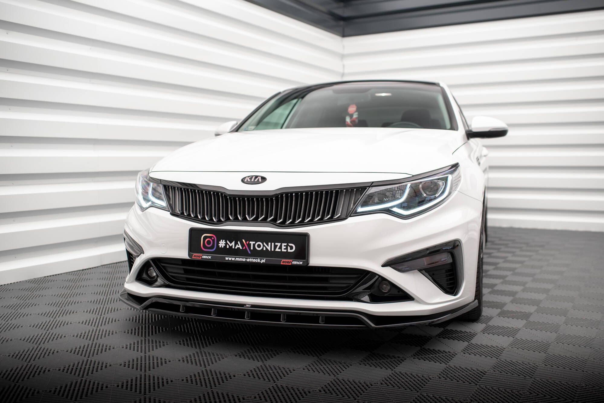 Frontspoiler Lippe, Seitenschweller, Heckdiffusor Satz Kia Optima Mk4 Facelift