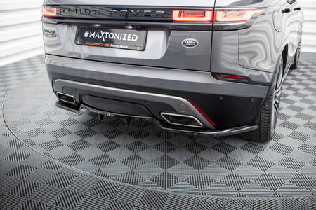 Frontspoiler Lippe, Seitenschweller, Heckdiffusor Land Rover Range Rover Velar R-Dynamic MK1 (Das Kit ist mit der Anhängerkupplung kompatibel)