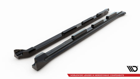 Frontspoiler Lippe, Seitenschweller, Heckdiffusor Land Rover Range Rover Velar R-Dynamic MK1 (Das Kit ist mit der Anhängerkupplung kompatibel)