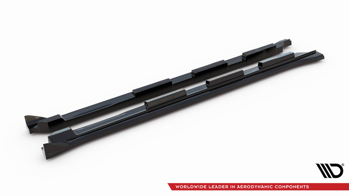 Frontspoiler Lippe, Seitenschweller, Heckdiffusor Land Rover Range Rover Velar R-Dynamic MK1 (Das Kit ist mit der Anhängerkupplung kompatibel)