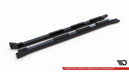 Frontspoiler Lippe, Seitenschweller, Heckdiffusor Land Rover Range Rover Velar R-Dynamic MK1 (Das Kit ist mit der Anhängerkupplung kompatibel)
