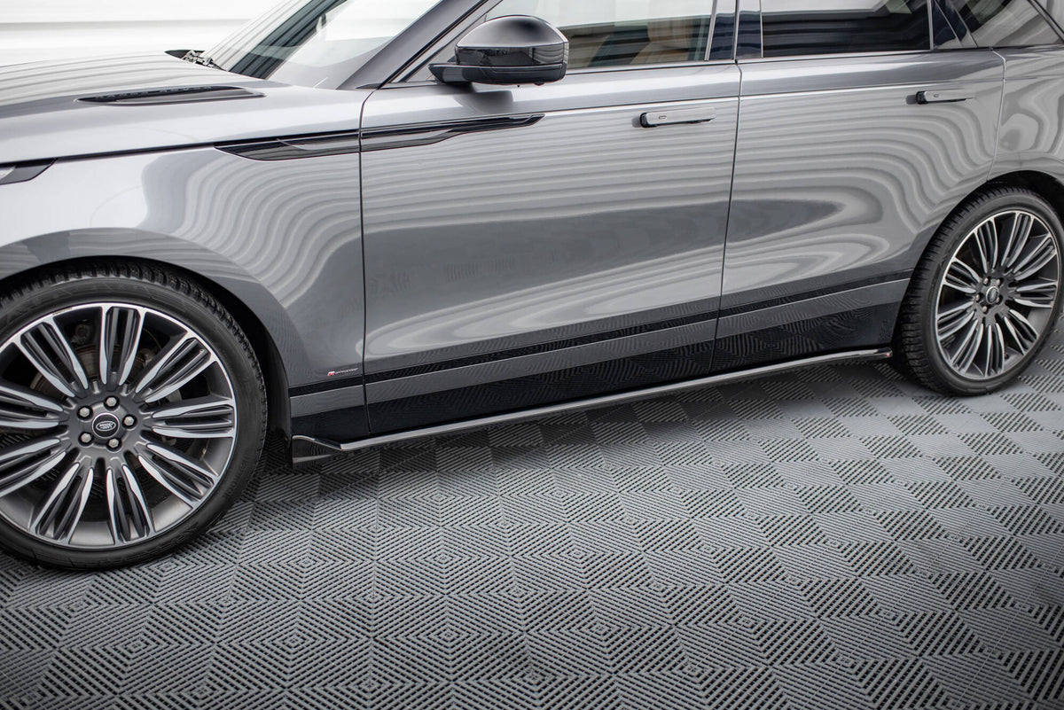 Frontspoiler Lippe, Seitenschweller, Heckdiffusor Land Rover Range Rover Velar R-Dynamic MK1 (Das Kit ist mit der Anhängerkupplung kompatibel)